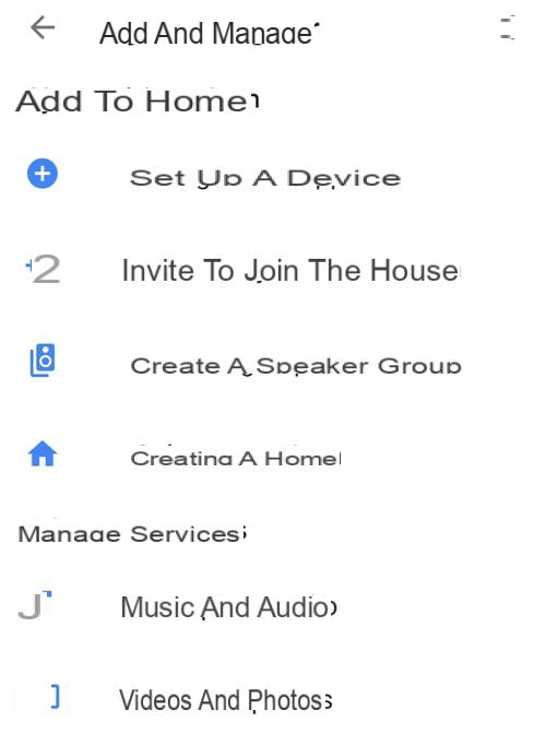 Agregar una cuenta de Deezer en un altavoz de Google Home
