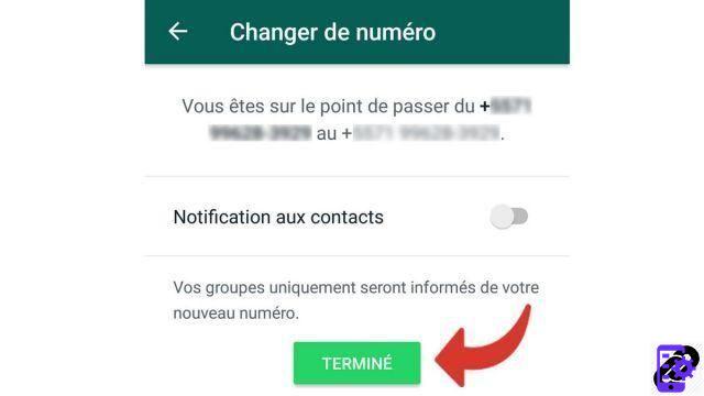 How to change phone number on WhatsApp?