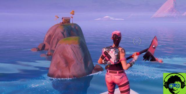 Come visitare Coral Cove, Stack Shack e Crash Site senza nuotare in una singola partita a Fortnite