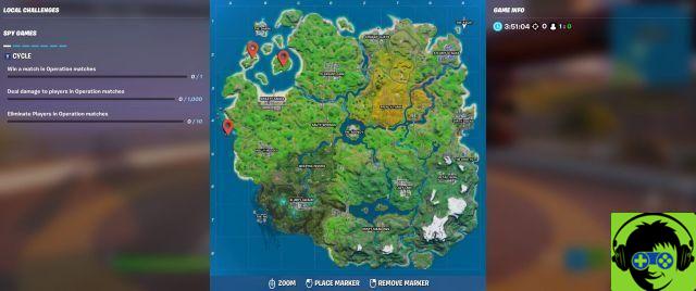 Como visitar Coral Cove, Stack Shack e Crash Site sem nadar em uma única partida em Fortnite