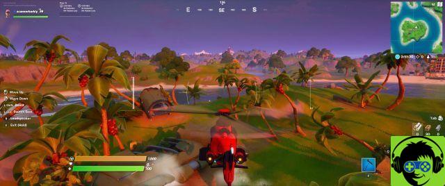 How to visit Coral Cove, Stack Shack, and Crash Site without swimming in a single match in Fortnite