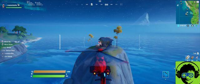 Cómo visitar Coral Cove, Stack Shack y Crash Site sin nadar en una sola partida en Fortnite