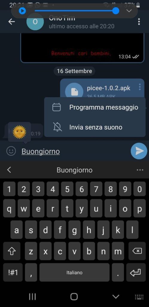 Comment programmer l'envoi de messages sur Telegram pour l'avenir sur Android et iPhone