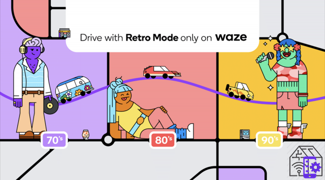 Conduire et se retrouver dans les années 70, 80 et 90 : ce n'est pas la machine à voyager dans le temps, c'est Waze