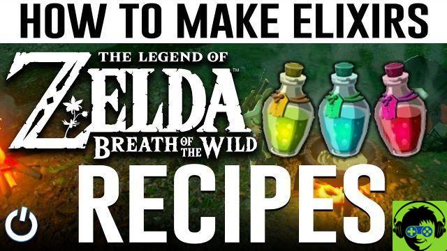 Elixires Zelda Breath of The Wild: Lista y Ingredientes