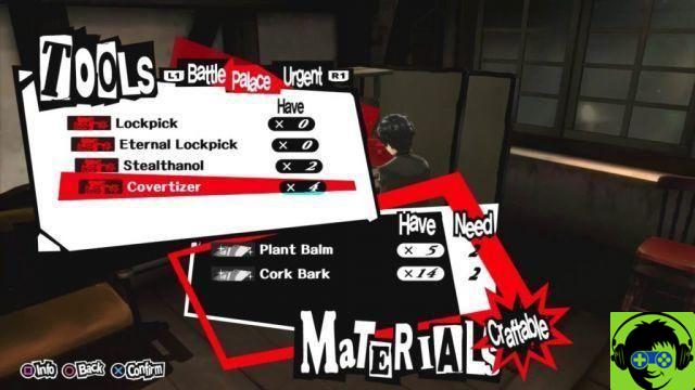 Persona 5 Royal - Como construir o lockpick duradouro