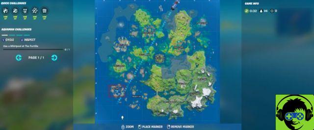 Onde encontrar o oceano em Fortnite Capítulo 2 Temporada 3