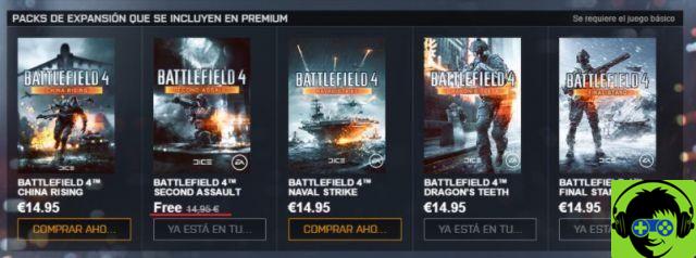 Información sobre DLC's gratis de Battlefield 4