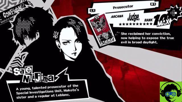 Persona 5 Royal - Guía de Sae Confidante (Sentencia)