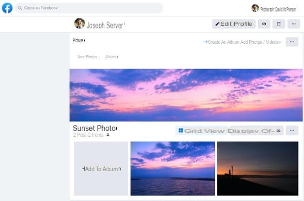How to sort photos on Facebook