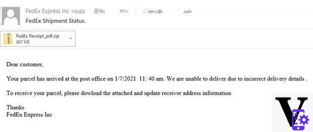 Les pirates se faisant passer pour des coursiers, le boom des escroqueries par e-mail