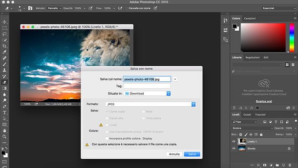 Comment superposer deux images avec Photoshop