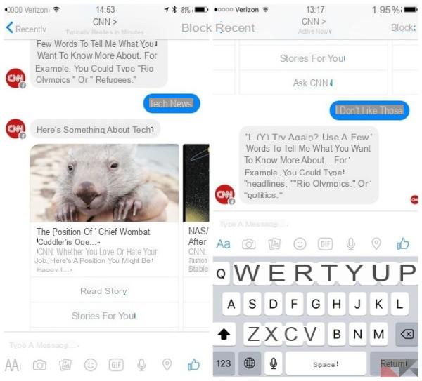 Ufficiale: arrivano i bot di Facebook Messenger!