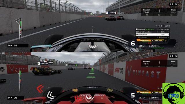 Cómo jugar multijugador en pantalla dividida en F1 2020