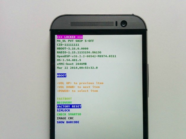 How To Hard Reset HTC One M8 - Guide