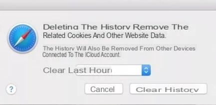 How to delete the history of visited sites with a few clicks