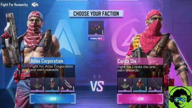 Call of Duty Mobile - How to choose sides in the Fight For Humanity event