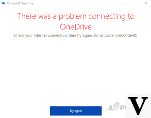 Erreur 0x8004de40 sur OneDrive, Microsoft partage une solution de contournement