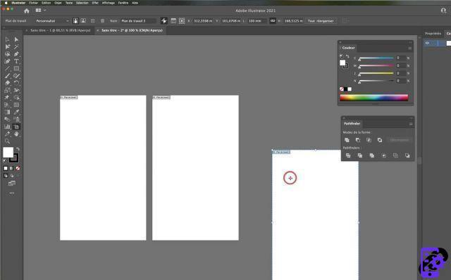 How do I create multiple artboards in Adobe Illustrator?