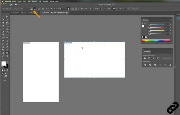 How do I create multiple artboards in Adobe Illustrator?