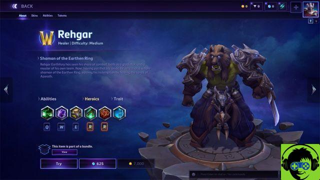 Guía de construcción de Rehgar en Heroes of the Storm