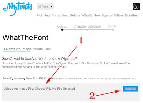 How to identify and recognize a Font from an image