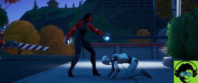 Como hackear os robôs Stark nas Indústrias Stark em Fortnite Capítulo 2 Temporada 4