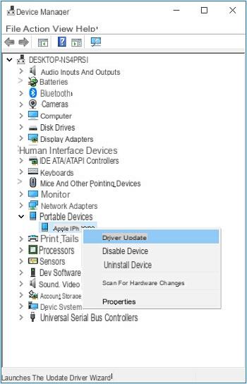 Cómo instalar o actualizar el controlador de iPhone / iPad en la PC -