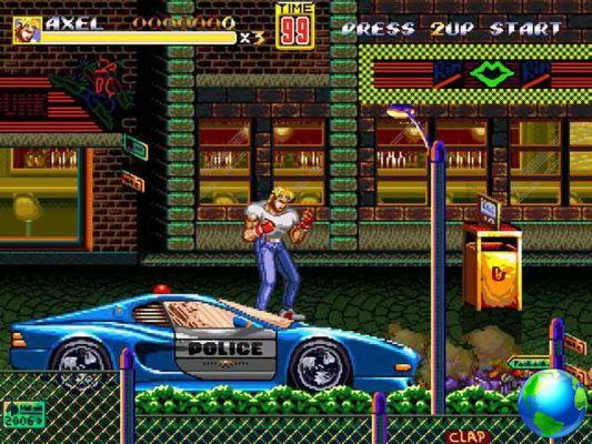 Streets of Rage Sega Mega Drive cheats and codes