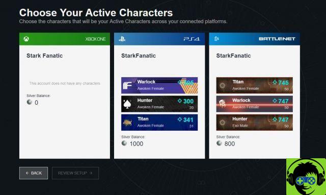 Destiny 2 Comment Activer le Cross Save et le Transfert