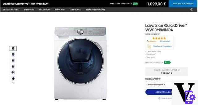 Samsung QuickDrive washing machine: review of the technological and super smart jewel | Smart & Green 4.0