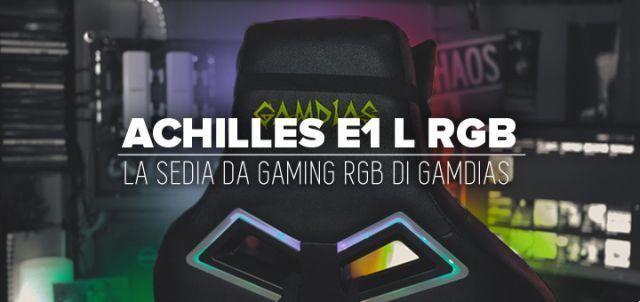 Revisão de Gamdias Achilles E1 • La sedia da gaming RGB!