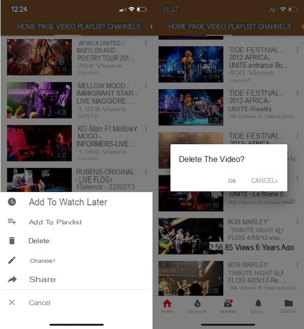 Comment supprimer des vidéos de YouTube