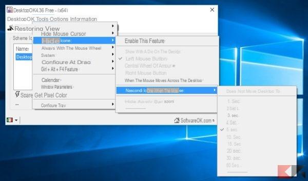 Salvare e ripristinare le icone del desktop in Windows