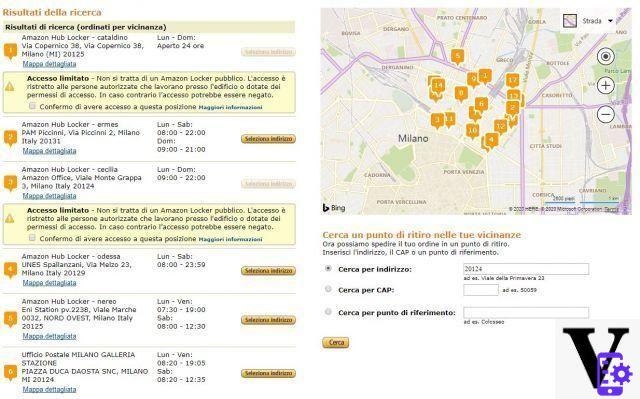 Amazon Locker: the pickup points to fight the coronavirus