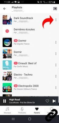 Como compartilhar uma música ou uma lista de reprodução no Deezer?