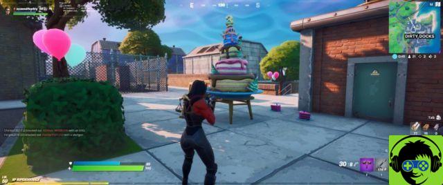 Onde Encontrar Bolos de Aniversário em Fortnite - Todos os Dez Locais de Bolos de Aniversário Capítulo 2 Temporada 4