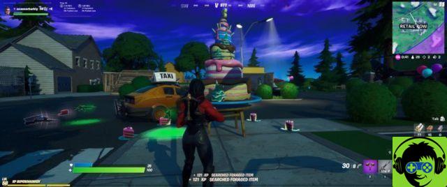 Dove trovare torte di compleanno in Fortnite: tutte e dieci le posizioni delle torte di compleanno capitolo 2 stagione 4