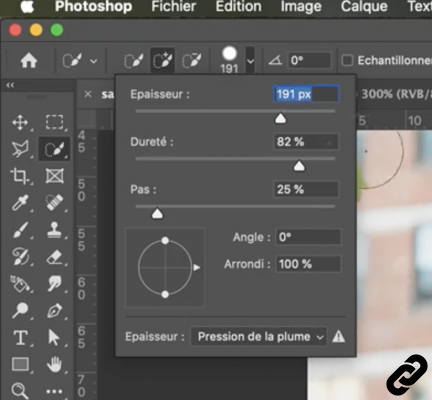 How to quickly select an element in Photoshop?