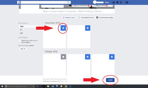 How to delete multiple Facebook posts at the same time