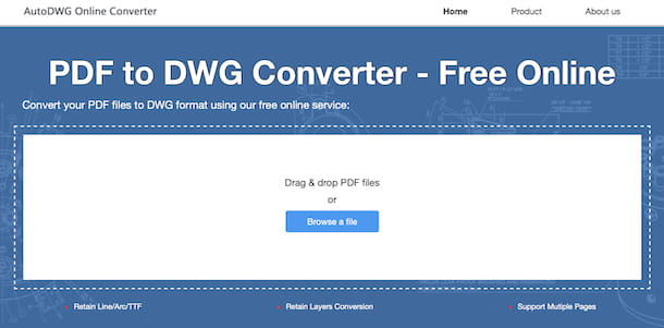 How to turn PDF to DWG