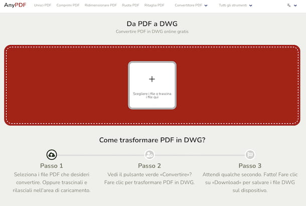 How to turn PDF to DWG