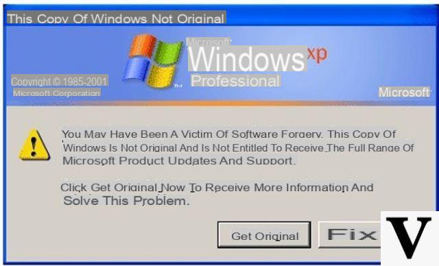 Cópia não autêntica do Windows: o que fazer