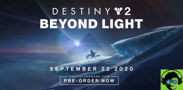 Cómo reservar Destiny 2 Beyond Light