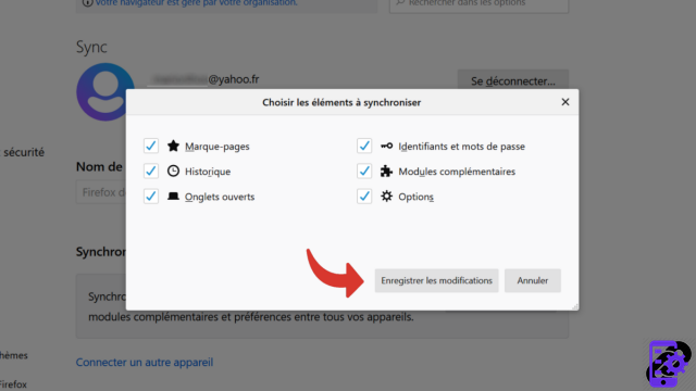 Como ativar ou desativar a sincronização da minha conta no Mozilla Firefox?