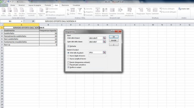 How to create a histogram with Excel
