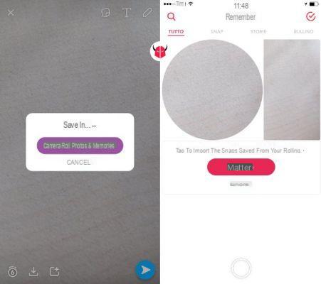 Enregistrez des photos et des vidéos SnapChat sur iPhone et Android -