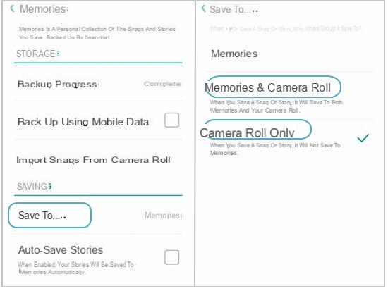 Salvare Foto e Video SnapChat su iPhone e Android   –