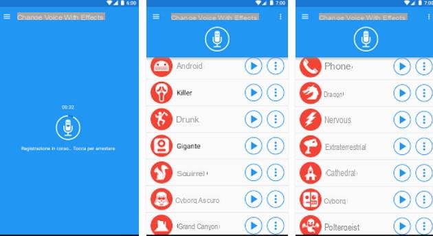 App trocador de voz com efeitos em Android e iOS