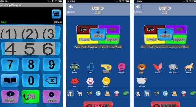 Application de changeur de voix avec effets sur Android et iOS